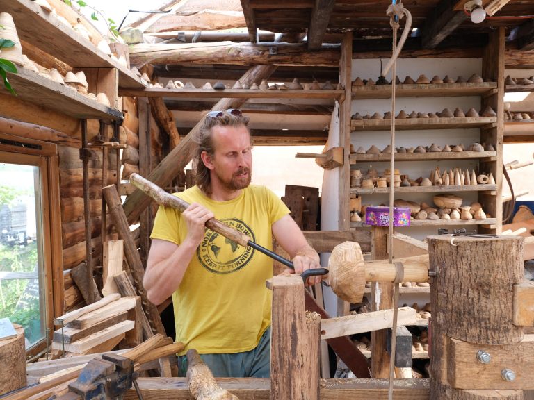 Why I use a pole lathe